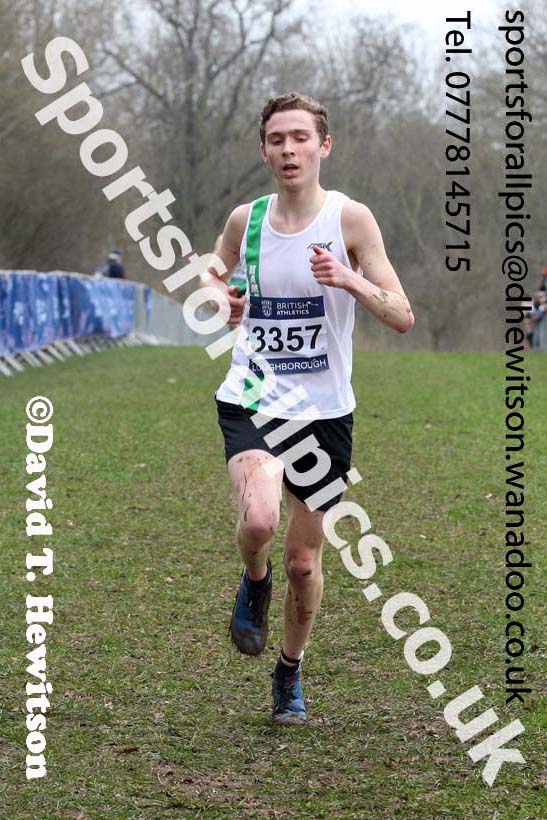 Mens under-17s Inter Counties Cross Country, Prestwold Hall, Loughborough. Photo: David T. Hewitson/Sports for All Pics
